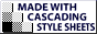 Button that says Made with cascading style sheets.